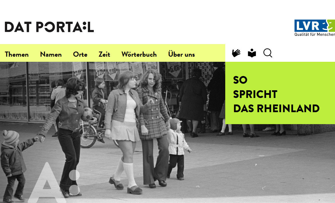 Dat Portal. Sprache im Rheinland